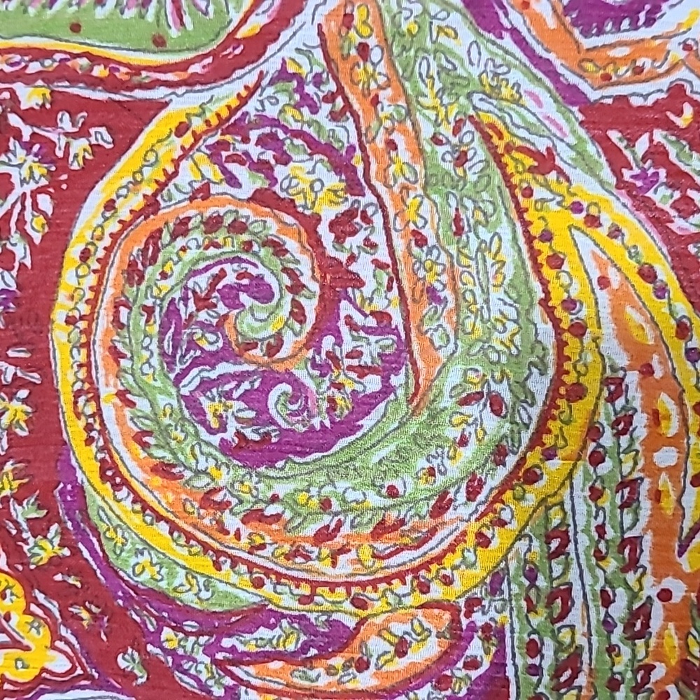 JH Collectibles Paisley Midi Skirt - Red and Pink - Picture 6 of 7